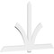 Ekena Millwork Redmond Architectural Grade PVC Gable Bracket, 96"W x 60"H x 2"D x 6"F, 15/12 Pitch GBP096X60X0206RED00 - alternate 1